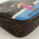 LOUIS VUITTON Monogram Ski Bear Mini Pochette Accessoires Pouch M67769 171332M-14