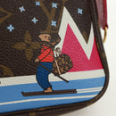 LOUIS VUITTON Monogram Ski Bear Mini Pochette Accessoires Pouch M67769 171332M-19