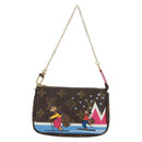 LOUIS VUITTON Monogram Ski Bear Mini Pochette Accessoires Pouch M67769 171332M-13