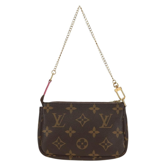 LOUIS VUITTON Monogram Ski Bear Mini Pochette Accessoires Pouch M67769 171332M