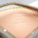 LOUIS VUITTON Multicolor Pochette Cles Coin Purse White M92655 LV Auth 171334-10