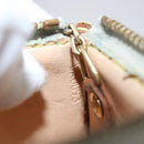 LOUIS VUITTON Multicolor Pochette Cles Coin Purse White M92655 LV Auth 171334-12