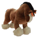 HERMES Horse Elmy PM Stuffed Polyester Brown Auth 171339M-1