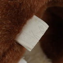 HERMES Horse Elmy PM Stuffed Polyester Brown Auth 171339M-13
