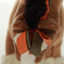 HERMES Horse Elmy PM Stuffed Polyester Brown Auth 171339M-10