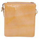 LOUIS VUITTON Monogram Vernis Motto Pouch Rose Florentin M91034 LV Auth 171356-2