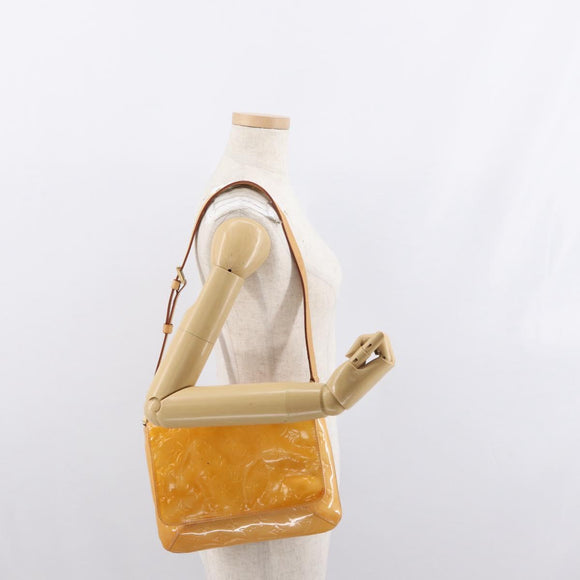 LOUIS VUITTON Vernis Thompson Street Bag Marshmallow Pink M91070 Auth 171357
