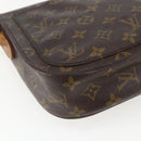 LOUIS VUITTON Monogram Saint Cloud GM Shoulder Bag M51242 LV Auth 171359-19