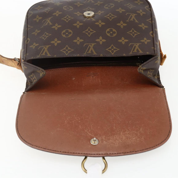LOUIS VUITTON Monogram Saint Cloud GM Shoulder Bag M51242 LV Auth 171359