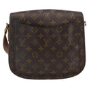 LOUIS VUITTON Monogram Saint Cloud GM Shoulder Bag M51242 LV Auth 171359-2