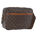 LOUIS VUITTON Monogram Reporter GM Shoulder Bag M45252 LV Auth 171360-1