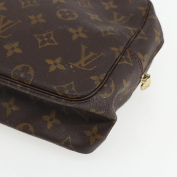 LOUIS VUITTON Monogram Trousse Toilette 28 Clutch Tas M47522 LV Auth 171362