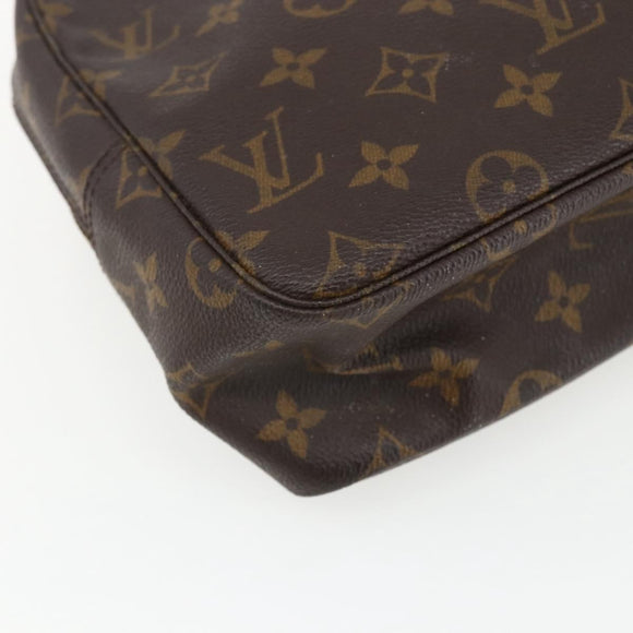 LOUIS VUITTON Monogram Trousse Toilette 28 Clutch Tas M47522 LV Auth 171362
