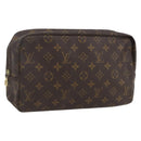 LOUIS VUITTON Monogram Trousse Toilette 28 Clutch Tas M47522 LV Auth 171362-1