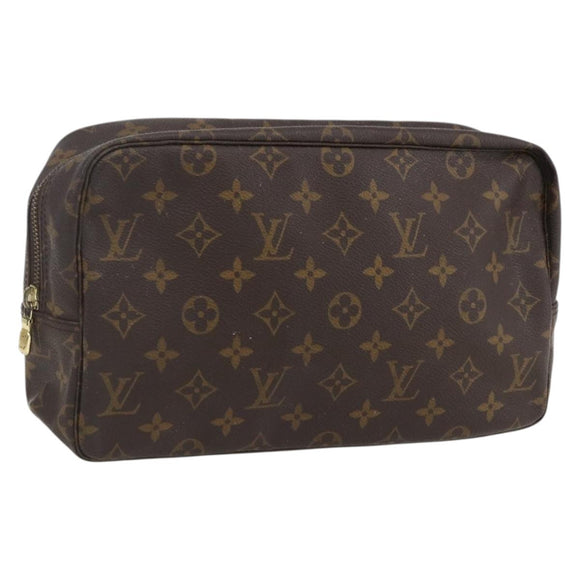 LOUIS VUITTON Monogram Trousse Toilette 28 Clutch Tas M47522 LV Auth 171362