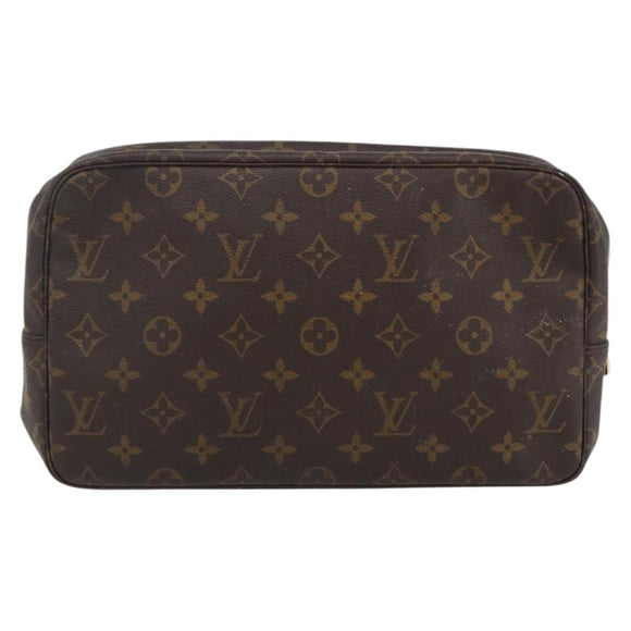 LOUIS VUITTON Monogram Trousse Toilette 28 Clutch Tas M47522 LV Auth 171362