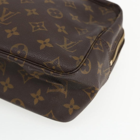 LOUIS VUITTON Monogram Trousse Toilette 28 Clutch Tas M47522 LV Auth 171362