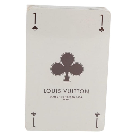 LOUIS VUITTON Playing Cards Navy Brown LV Auth 171364