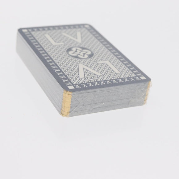 LOUIS VUITTON Playing Cards Navy Brown LV Auth 171364