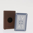 LOUIS VUITTON Playing Cards Navy Brown LV Auth 171364-7