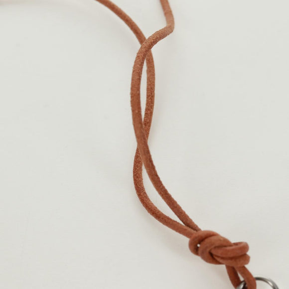 LOUIS VUITTON LV Cup whistle Necklace metal Silver LV Auth 171365A