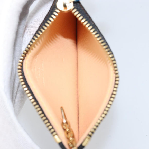 LOUIS VUITTON Multicolor Pochette Cles Coin Purse Black M13664 LV Auth 171366SAV