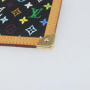 LOUIS VUITTON Multicolor Pochette Cles Coin Purse Black M13664 LV Auth 171366SAV-7