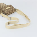 GUCCI GG Canvas Shoulder Bag Beige Silver 145865 Auth 171368-7