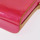 LOUIS VUITTON Vernis Sullivan Vertical Bag Fuchsia Pink M91259 LV Auth 171369V-9