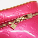 LOUIS VUITTON Vernis Sullivan Vertical Bag Fuchsia Pink M91259 LV Auth 171369V-18