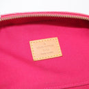 LOUIS VUITTON Vernis Sullivan Vertical Bag Fuchsia Pink M91259 LV Auth 171369V-19