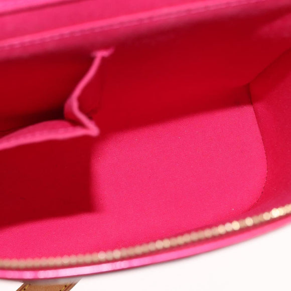 LOUIS VUITTON Vernis Sullivan Vertical Bag Fuchsia Pink M91259 LV Auth 171369V