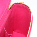 LOUIS VUITTON Vernis Sullivan Vertical Bag Fuchsia Pink M91259 LV Auth 171369V-21