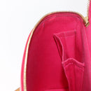 LOUIS VUITTON Vernis Sullivan Vertical Bag Fuchsia Pink M91259 LV Auth 171369V-22