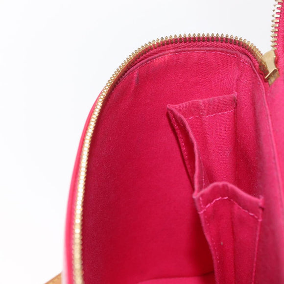 LOUIS VUITTON Vernis Sullivan Vertical Bag Fuchsia Pink M91259 LV Auth 171369V
