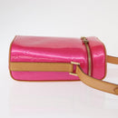 LOUIS VUITTON Vernis Sullivan Vertical Bag Fuchsia Pink M91259 LV Auth 171369V-3