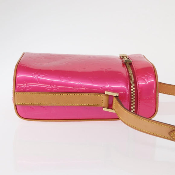 LOUIS VUITTON Vernis Sullivan Vertical Bag Fuchsia Pink M91259 LV Auth 171369V