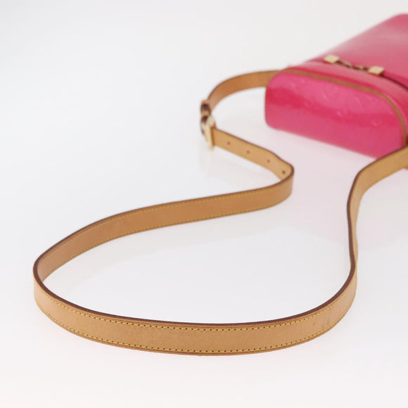 LOUIS VUITTON Vernis Sullivan Vertical Bag Fuchsia Pink M91259 LV Auth 171369V