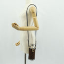 FENDI Zucchino Canvas 24 Bottles Bottle Holder Brown Gold Auth 171378M-26