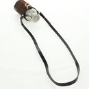FENDI Zucchino Canvas 24 Bottles Bottle Holder Brown Gold Auth 171378M-7