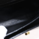 BALLY Hand Bag Leather 2way Black Gold Auth 171380-19