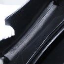 BALLY Hand Bag Leather 2way Black Gold Auth 171380-22