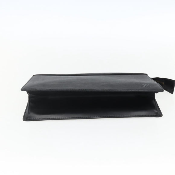 LOUIS VUITTON Epi Trousse Crete Pouch Black M48402 LV Auth 171381
