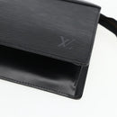 LOUIS VUITTON Epi Trousse Crete Pouch Black M48402 LV Auth 171381-7
