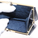 GUCCI Hand Bag Leather Navy Gold 000 056 0017 Auth 171384-29