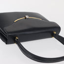 GUCCI Hand Bag Leather Navy Gold 000 056 0017 Auth 171384-6