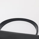 GUCCI Hand Bag Leather Navy Gold 000 056 0017 Auth 171384-8