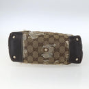 GUCCI GG Crystal Tote Bag Coated Canvas Gold Beige 223964 Auth 171389-9