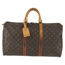 LOUIS VUITTON Monogram Keepall 50 Boston Bag M41426 LV Auth 171390-13