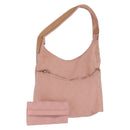 GUCCI GG Canvas Shoulder Bag Pink Silver 001 3386 Auth 171393-1